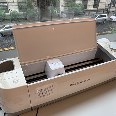 image of cricut cutter on countertop