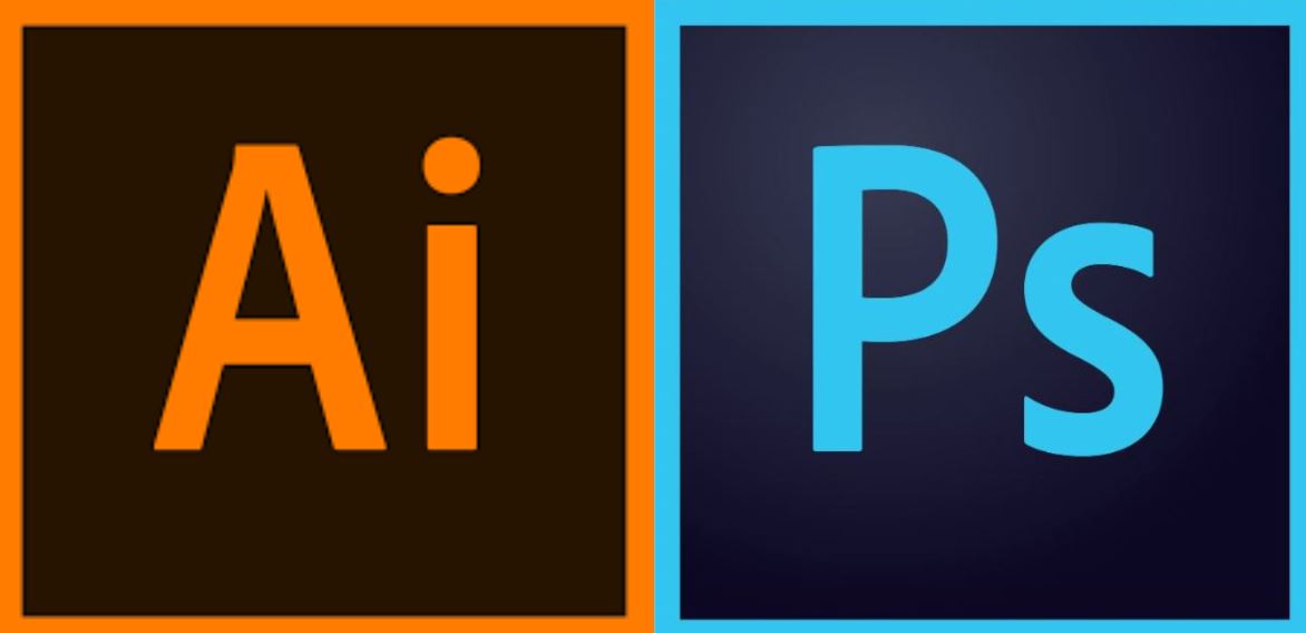 Adobe Photoshop and Illustrator Logos