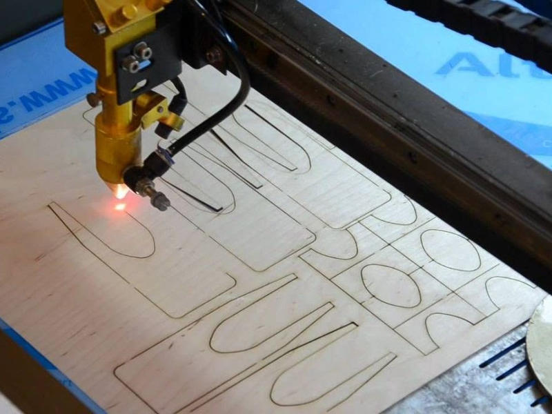 close up photo of laser cutter